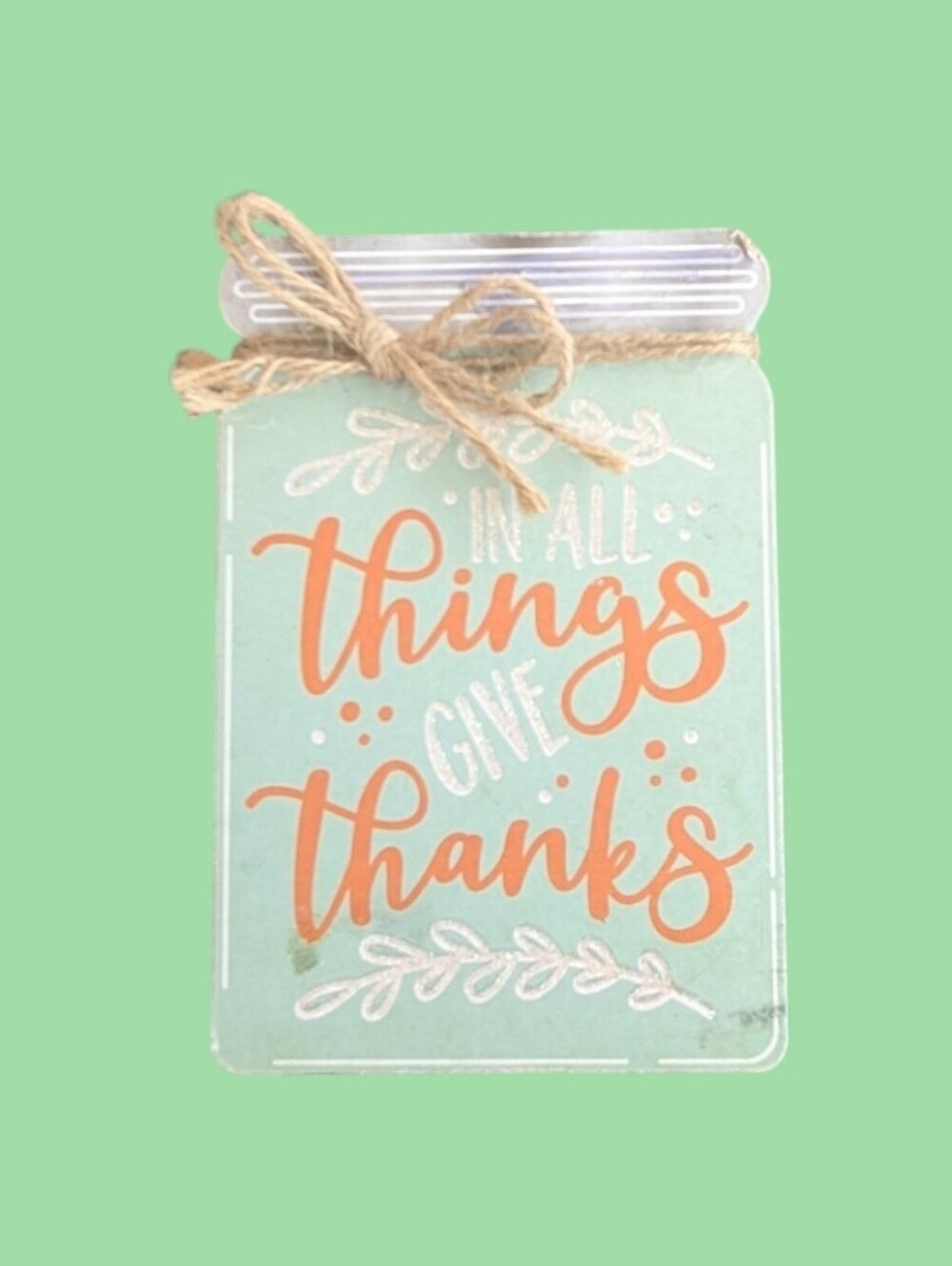 "In all things give thanks" Wall Decor